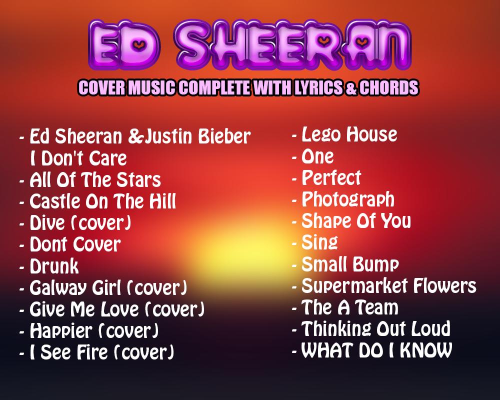 Song Ed Sheeran Lyrics Chord Cover For Android Apk Download Song Ed Sheeran Lyrics Chord Cover For Android Apk Download