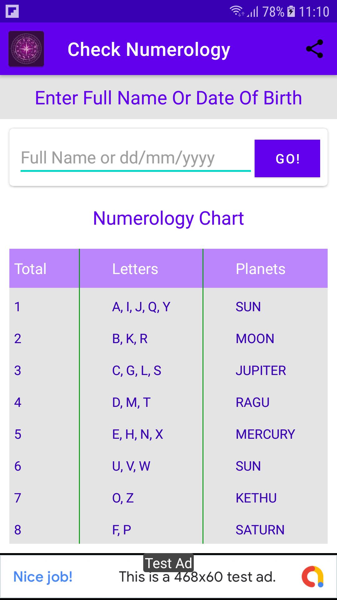 Calculate Numerology - Name And Birth Date Meaning скриншот 3.
