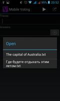 Mobile Voting capture d'écran 1
