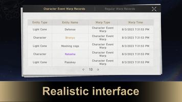 Warp Rail: Star Rail Wish Sim screenshot 2