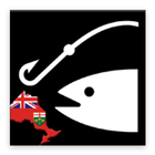 Ontario Fishing Map ikon