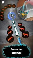 پوستر Electric Blue: Gecko dash!