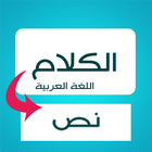 تحويل الصوت الى نص أيقونة