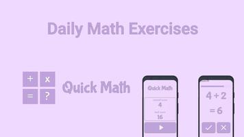 Quick Math Cartaz