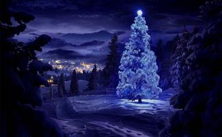 Christmas Tree Live Wallpaper ảnh chụp màn hình 1