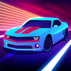 Neon Drive - Retro Car Racing Game icône