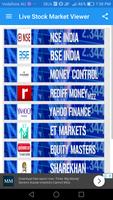 Live Stock Market -BSE NSE Mar الملصق