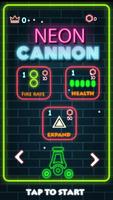 Neon Cannon Smash Plakat