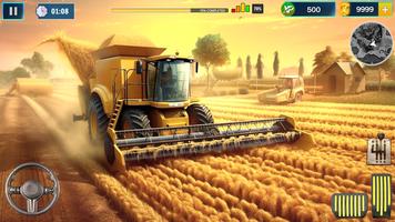 Farming Game: Tractor Driving پوسٹر