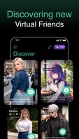Chat with AI Girlfriends：iChat imagem de tela 1