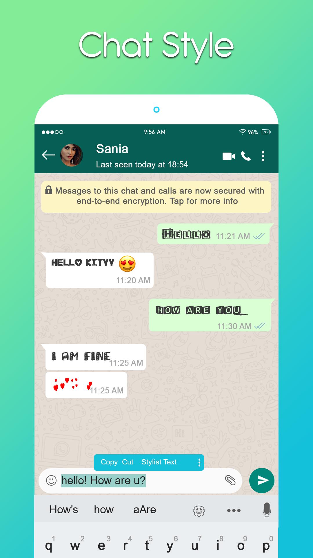 Chat Style For Whatsapp Stylish Font 2020 For Android Apk Download - how to copy and paste on roblox chat 2020