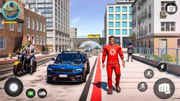 Hero Rope Fighting Crime Games اسکرین شاٹ 2