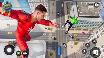 Hero Rope Fighting Crime Games Ekran Görüntüsü 3