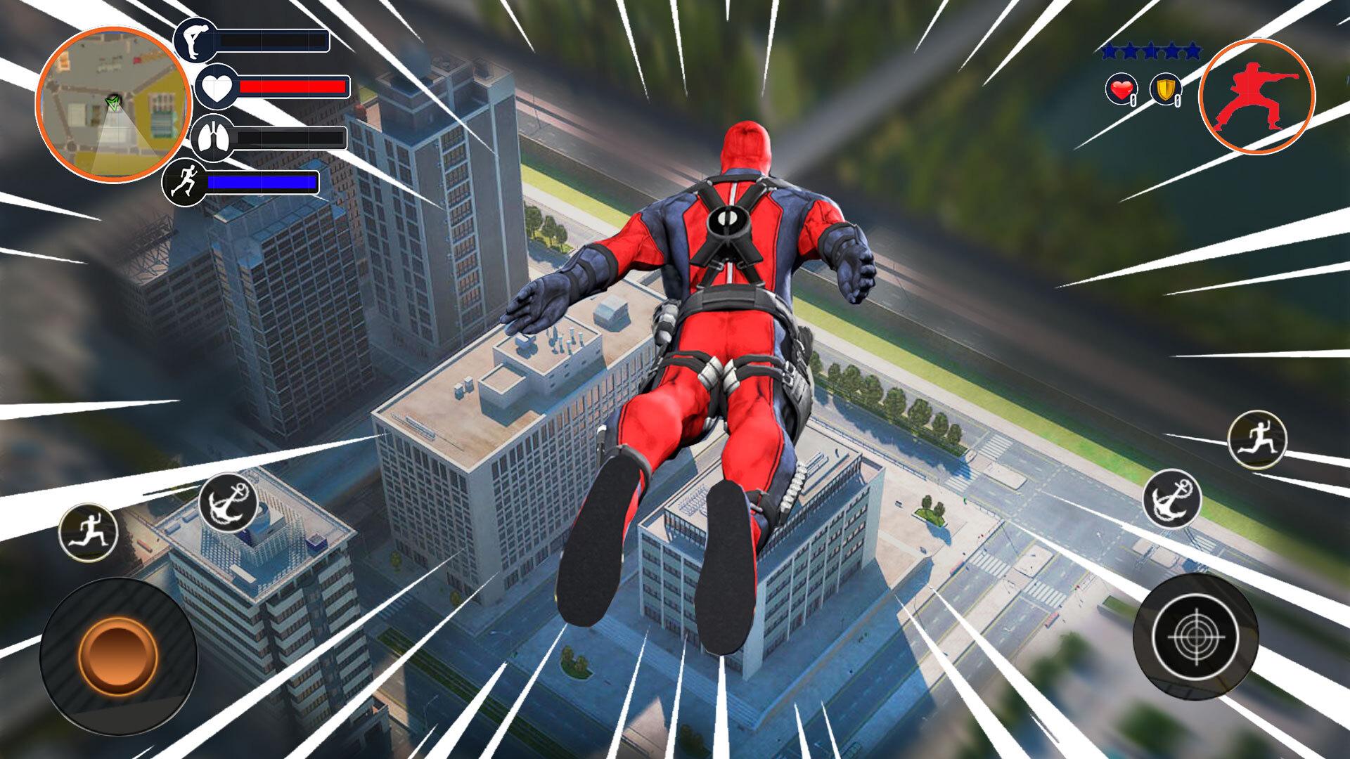 Superhelden 3D. Spider Spiele APK für Android herunterladen