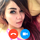 Cewek BO Fake Video Call - Open VC Prank آئیکن