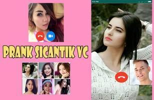 Cewek BO Fake Video Call - Open VC Prank ảnh chụp màn hình 1