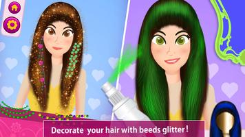 Girls Hair Salon الملصق
