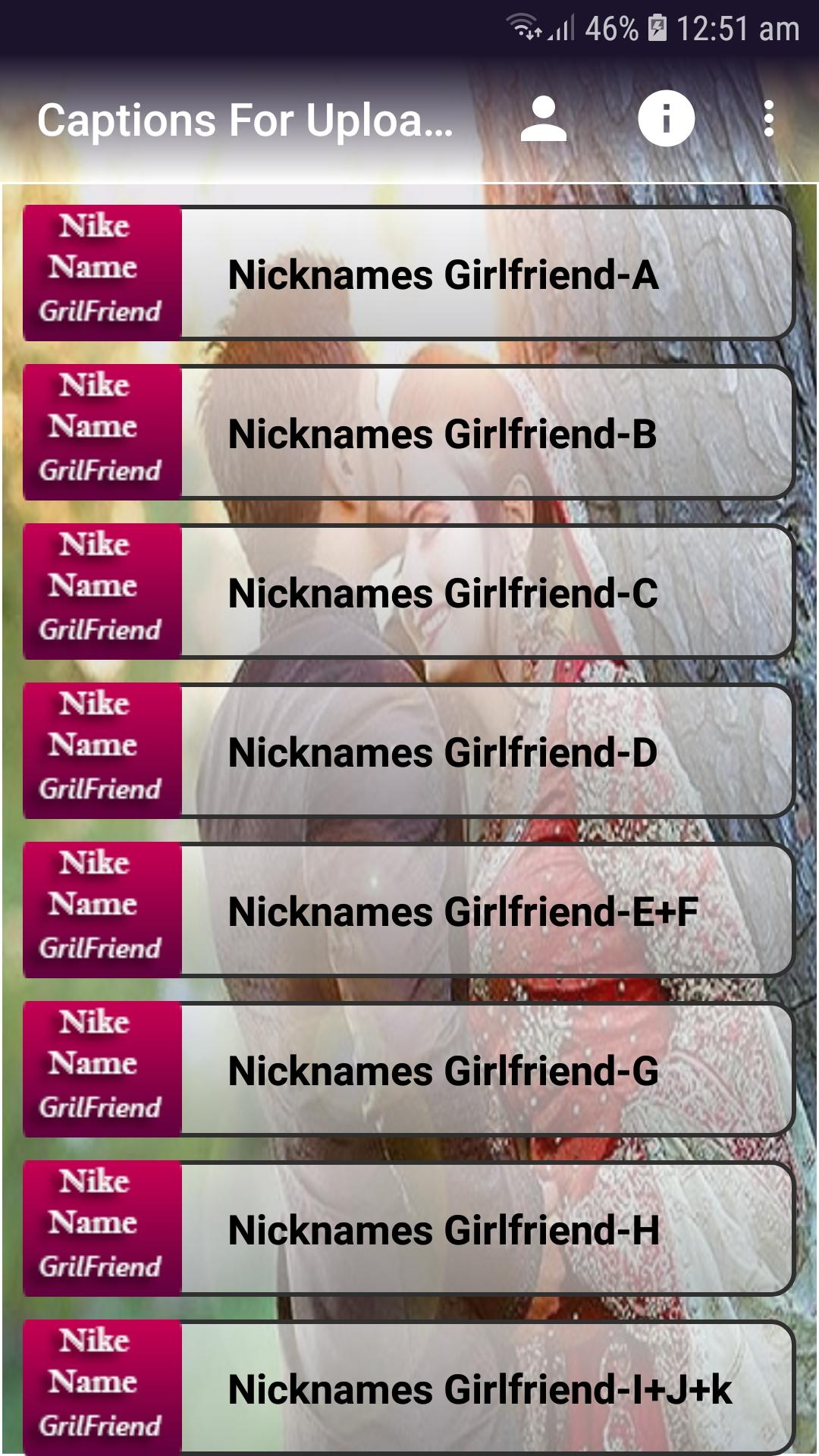 Cute Nickname For Girlfriend for Android - APK Download