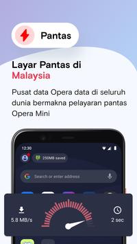 Penyemak imbas web Opera Mini syot layar 3