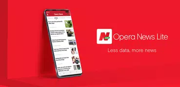 Opera News Lite - Less Data, M