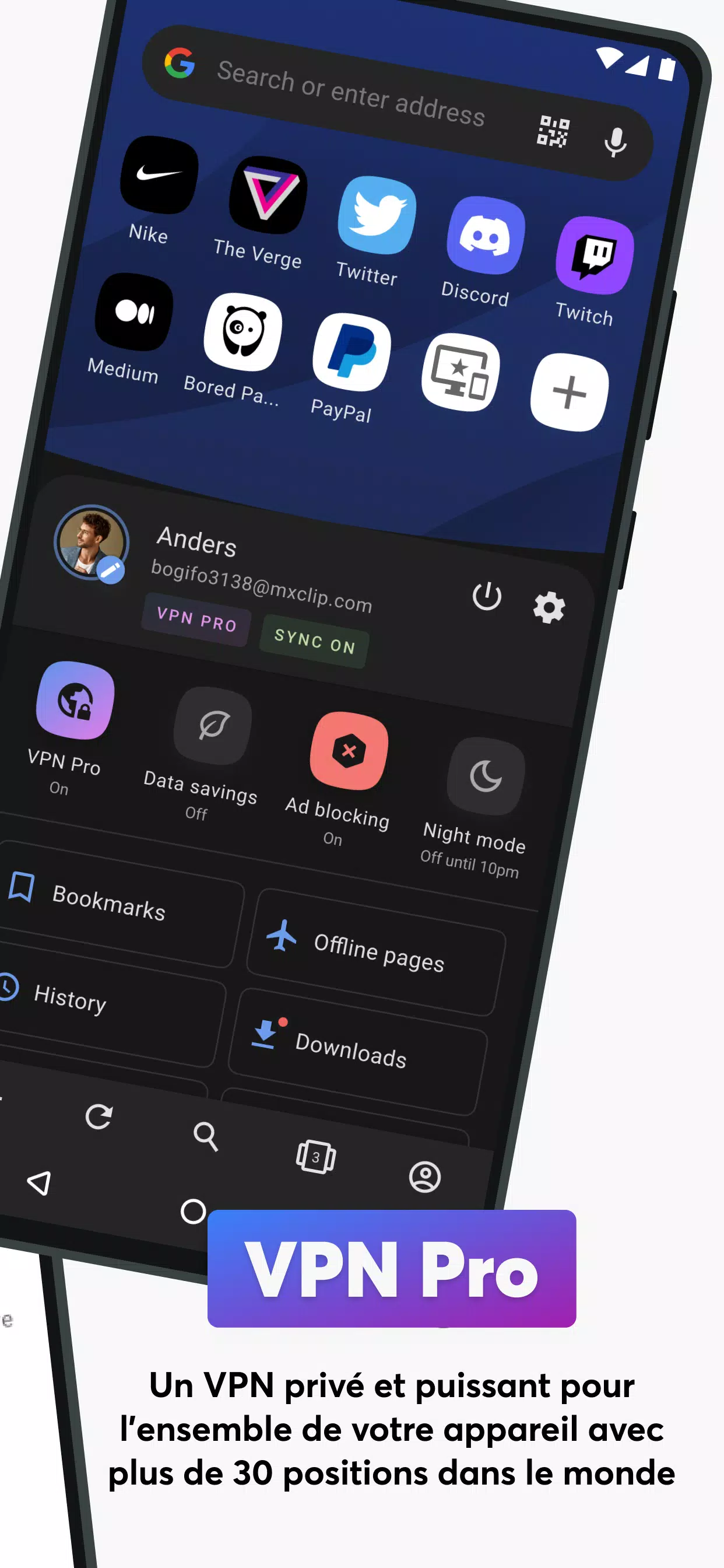 Navigateur Opera Avec Vpn Pour Android Telechargez L Apk