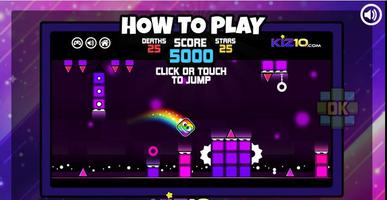 Geometry Neon Dash Rainbow скриншот 1