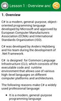 Learn C# Programming تصوير الشاشة 1