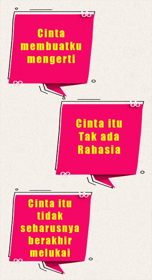 40+ Koleski Terbaik Kata Kata Stiker Wa Romantis