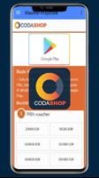 CODA SHOP App Topup Voucher Game Online ภาพหน้าจอ 2