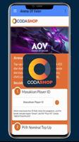 3 Schermata CODA SHOP App Topup Voucher Game Online