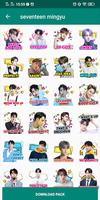 Seventeen WA Sticker KPOP WAStickerapp capture d'écran 3