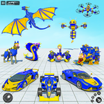 Police Car Robot Transform War icon