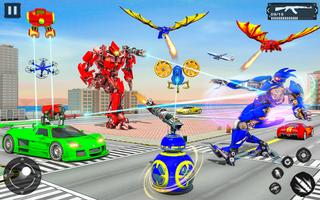 3 Schermata Police Car Robot Transform War