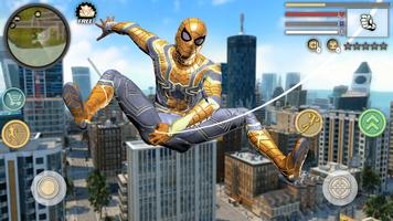 City Gangster Rope Hero Spider Plakat
