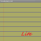 Vocabulary List Lite icon