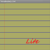 Vocabulary List Lite icon