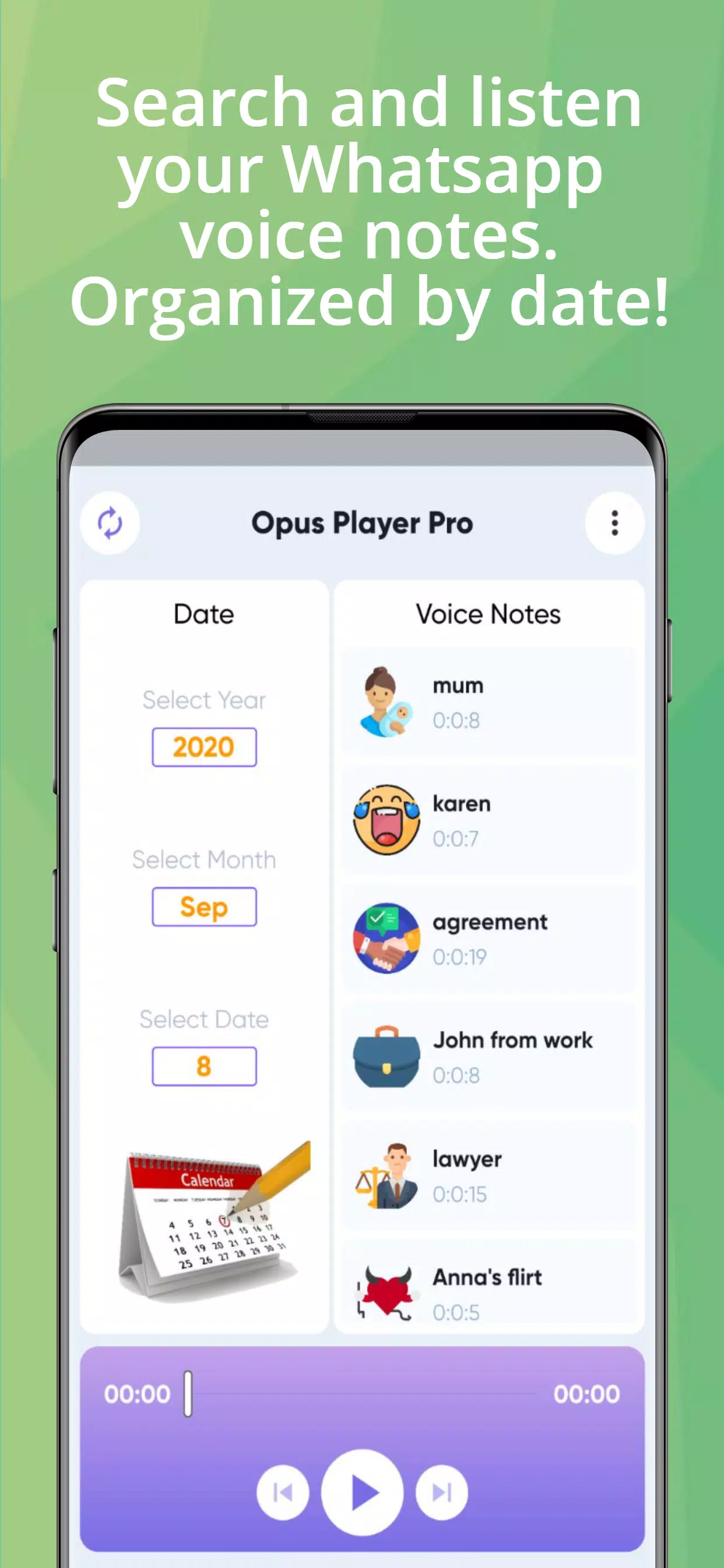 corriente Clip mariposa resistirse Opus Player - Voice Messages APK for Android Download