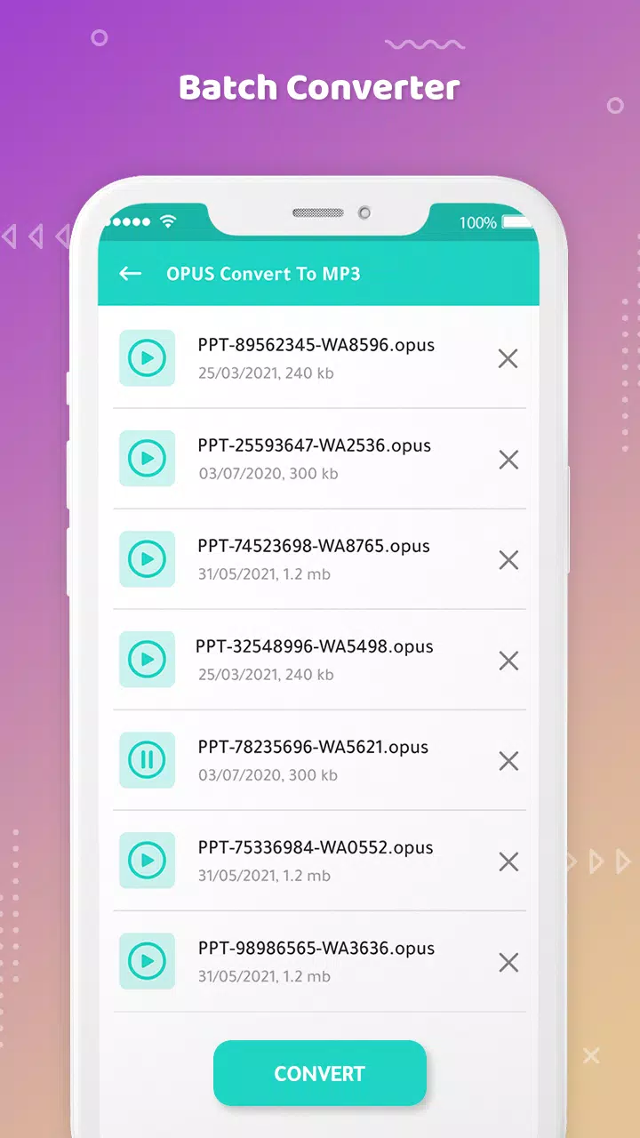 Opus to Mp3 Converter APK pour Android Télécharger