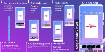 Animated Text Creator - Text A imagem de tela 2