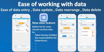 Resume builder  - CV maker स्क्रीनशॉट 3