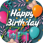 Happy Birthday GIF and Wallpapers HD for WhatsApp icône