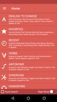 English Chinese Dictionary plakat