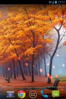 Maple Leaves Live Wallpaper اسکرین شاٹ 1