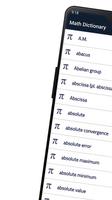 Math Dictionary پوسٹر