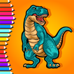 Dino Coloring Game icône