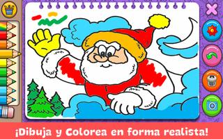 Libro para Colorear Navidad Poster