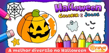 Halloween - Colorir e Jogos