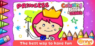 Princess Coloring Book & Games