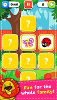Match Game - Animals ภาพหน้าจอ 1