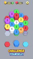 Hexa Color Merge Puzzle poster